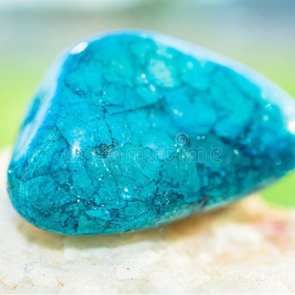 ♥️BRAND NEW♥️ Veins Agate Aquamarine Crystal heart on a sterling silver chain. - Picture 5 of 5